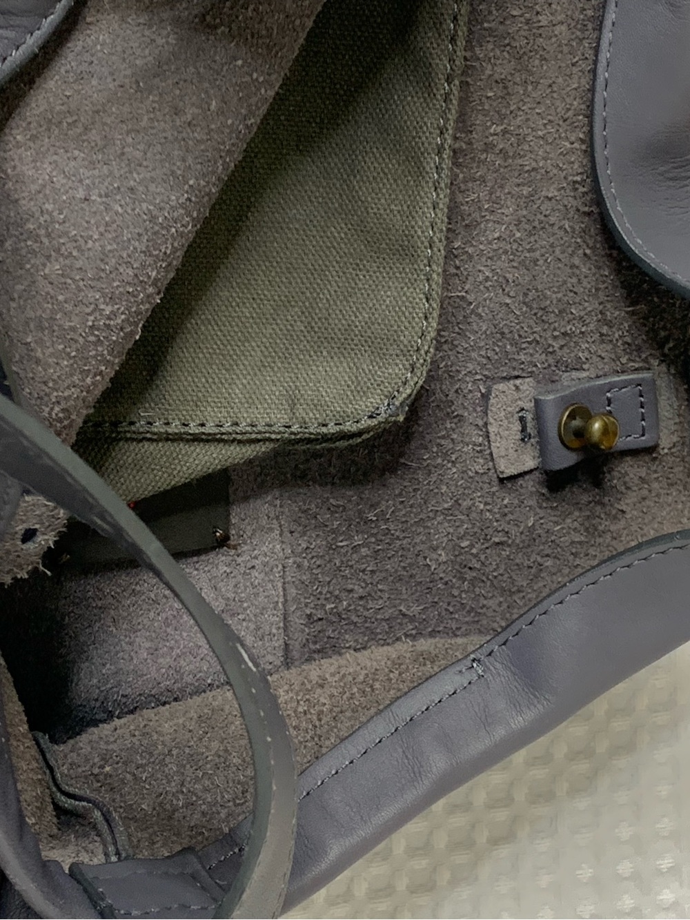 Jo Grey Leather hobo shoulder/ crossbody bag - Picture 8 of 15